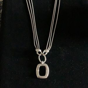 Lia Sophia silver necklace